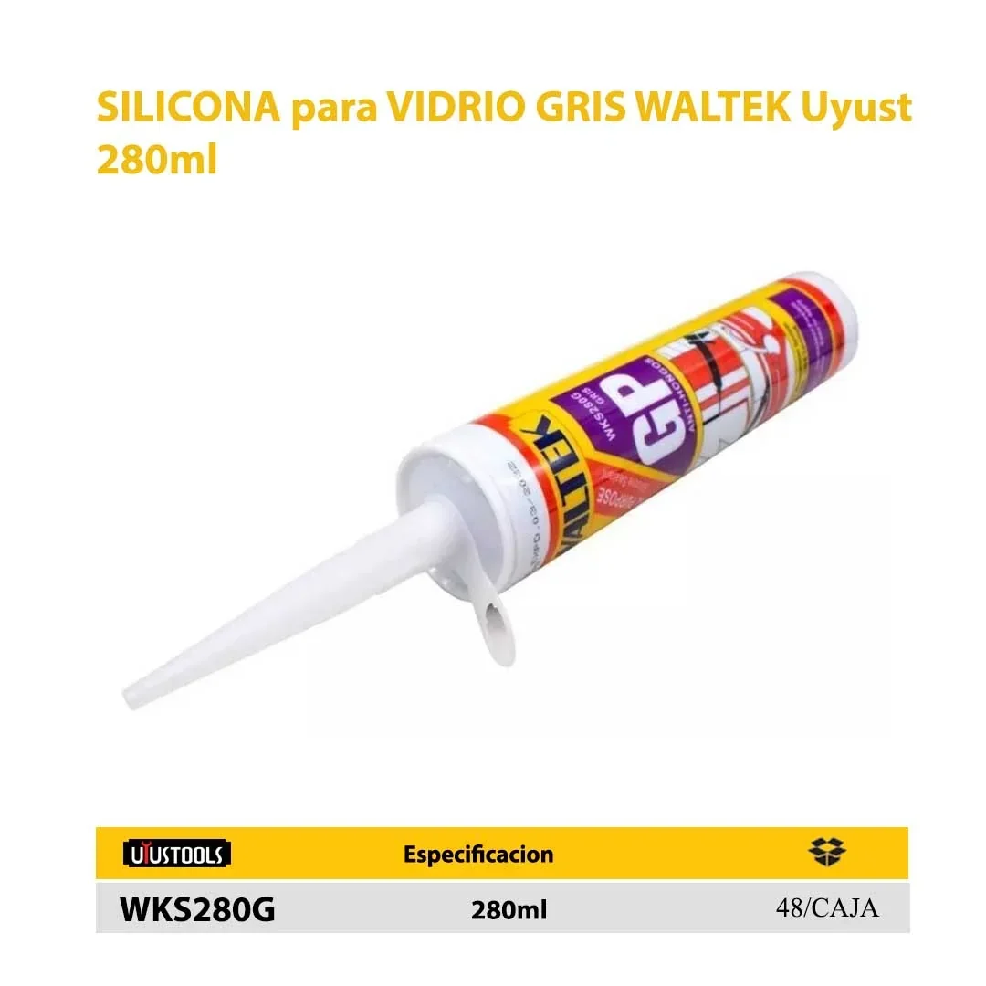 SILICONA TUBO MULTIUSO GRIS WALTEK Uyust 280ml