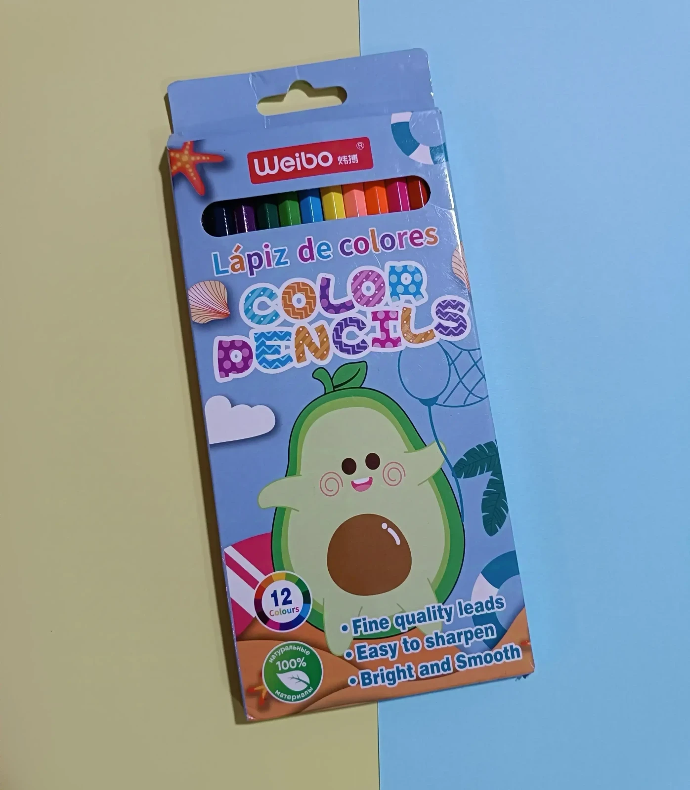 CAJA COLORES AGUACATE X12