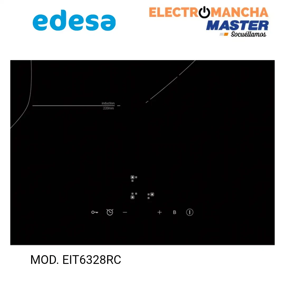 ENCIMERA INDUCCION EDESA EIT6328RC 3 FUEGOS  4