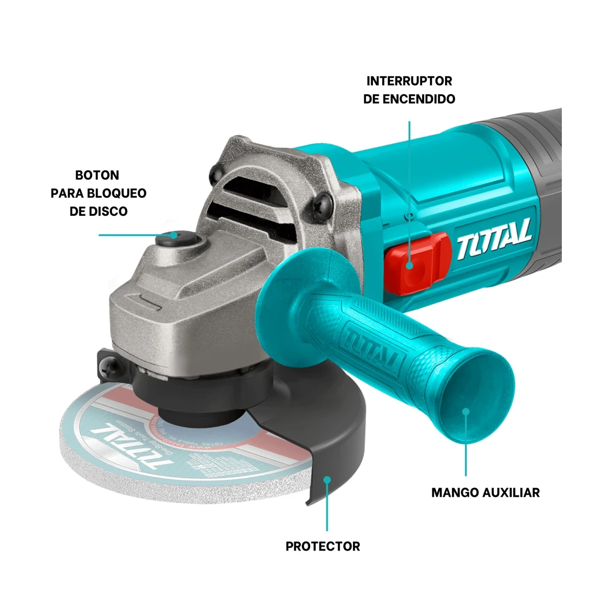 TG10711556 Amoladora angular 4 ½" 750w total 2