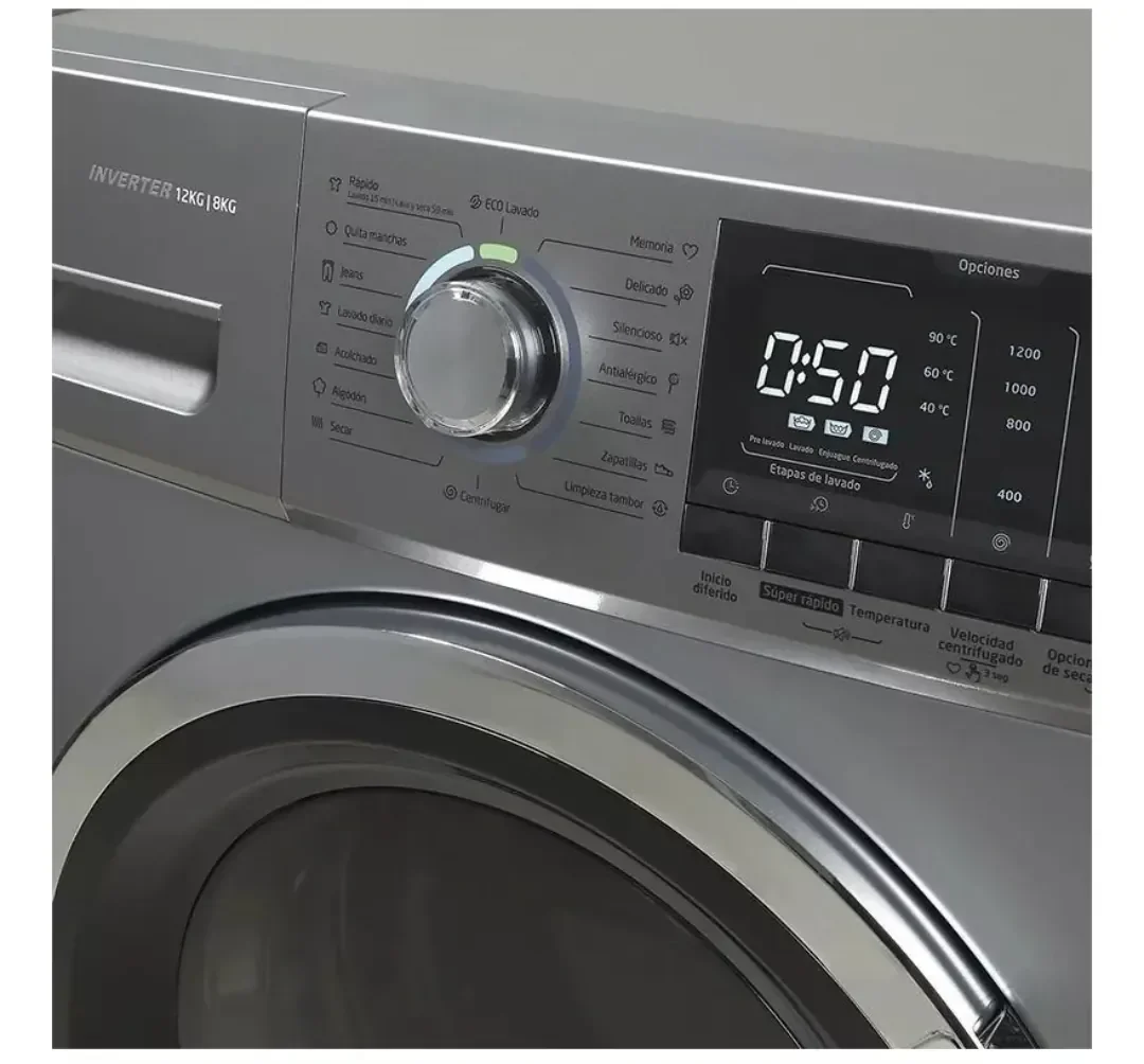 Lavasecarropas midea wd-lc312sar1 12kg inverter silver  3