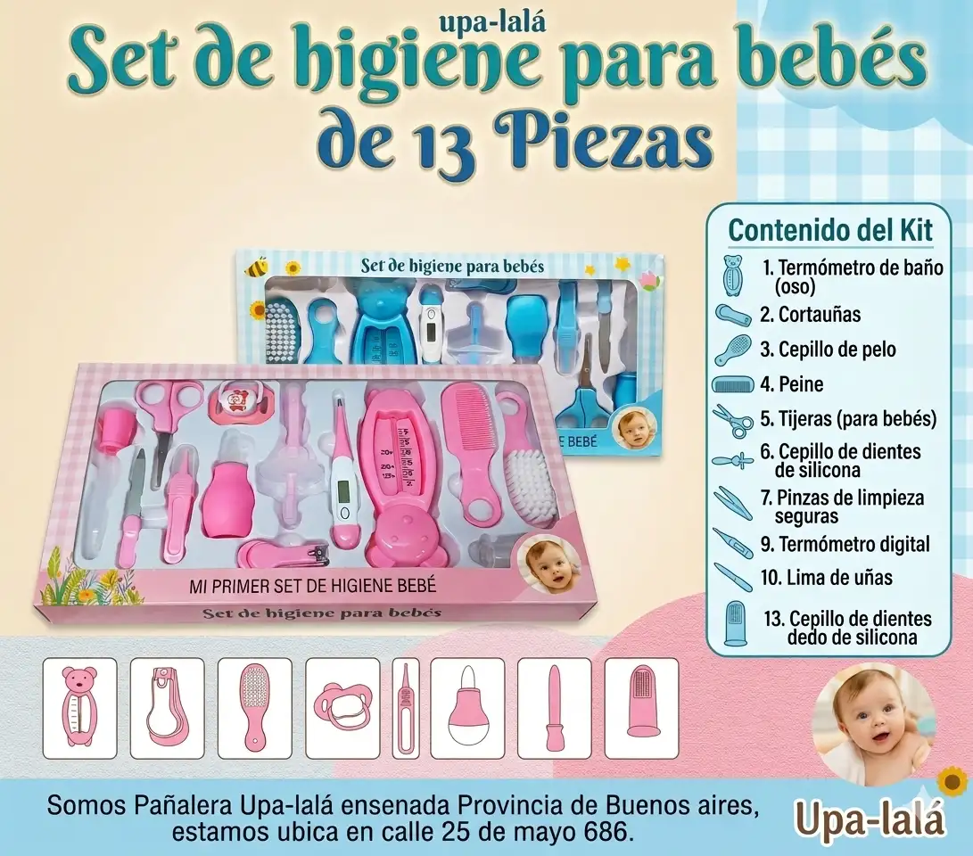 Kit de higiene, 13 piezas 