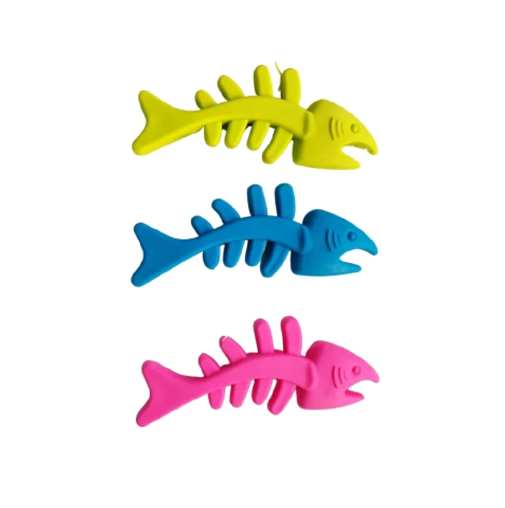 Juguete pescado de caucho Nunbell