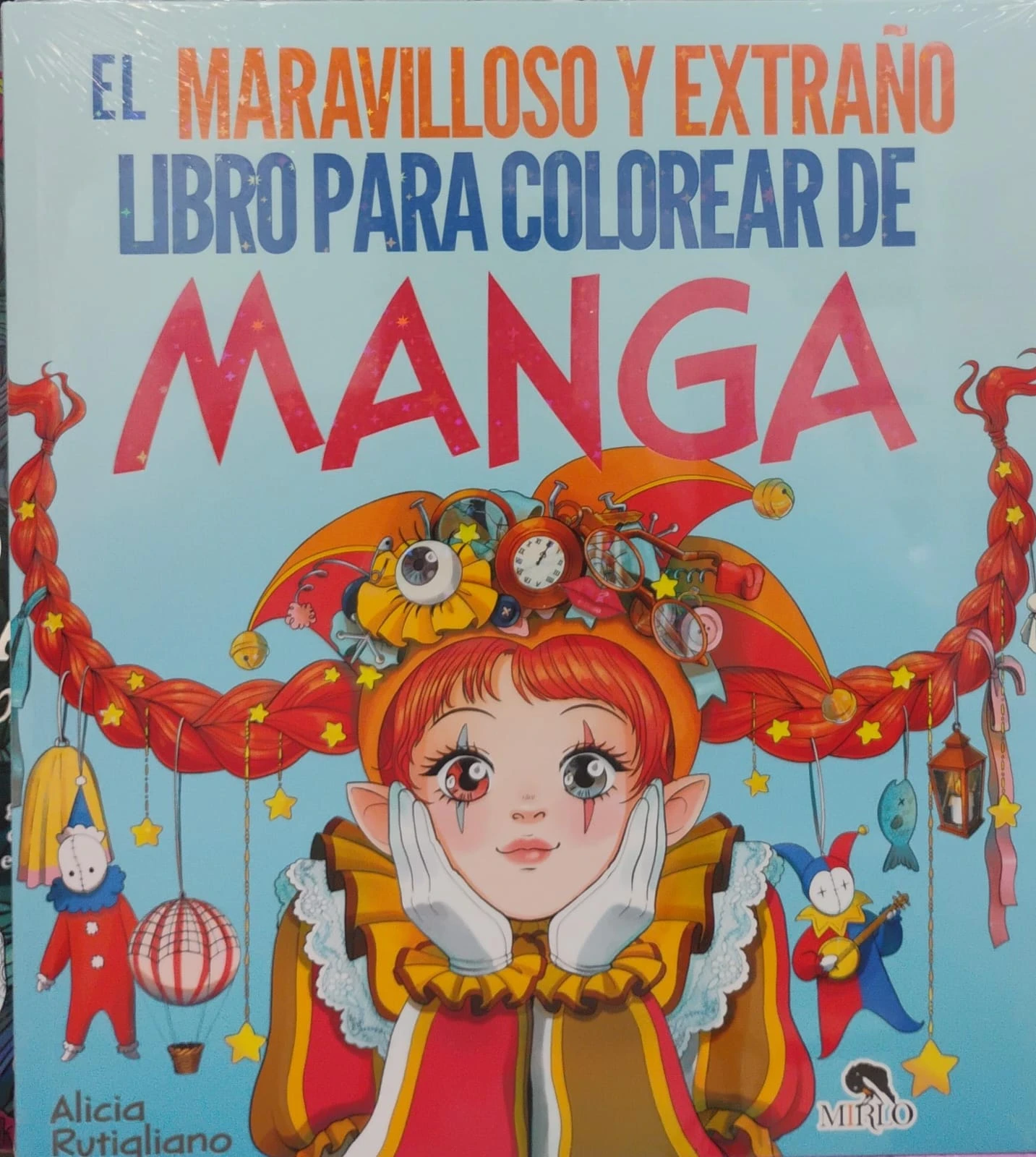 MARAVILLOSO Y EXTRAÑO LIBRO MANGA PARA COLOREAR 