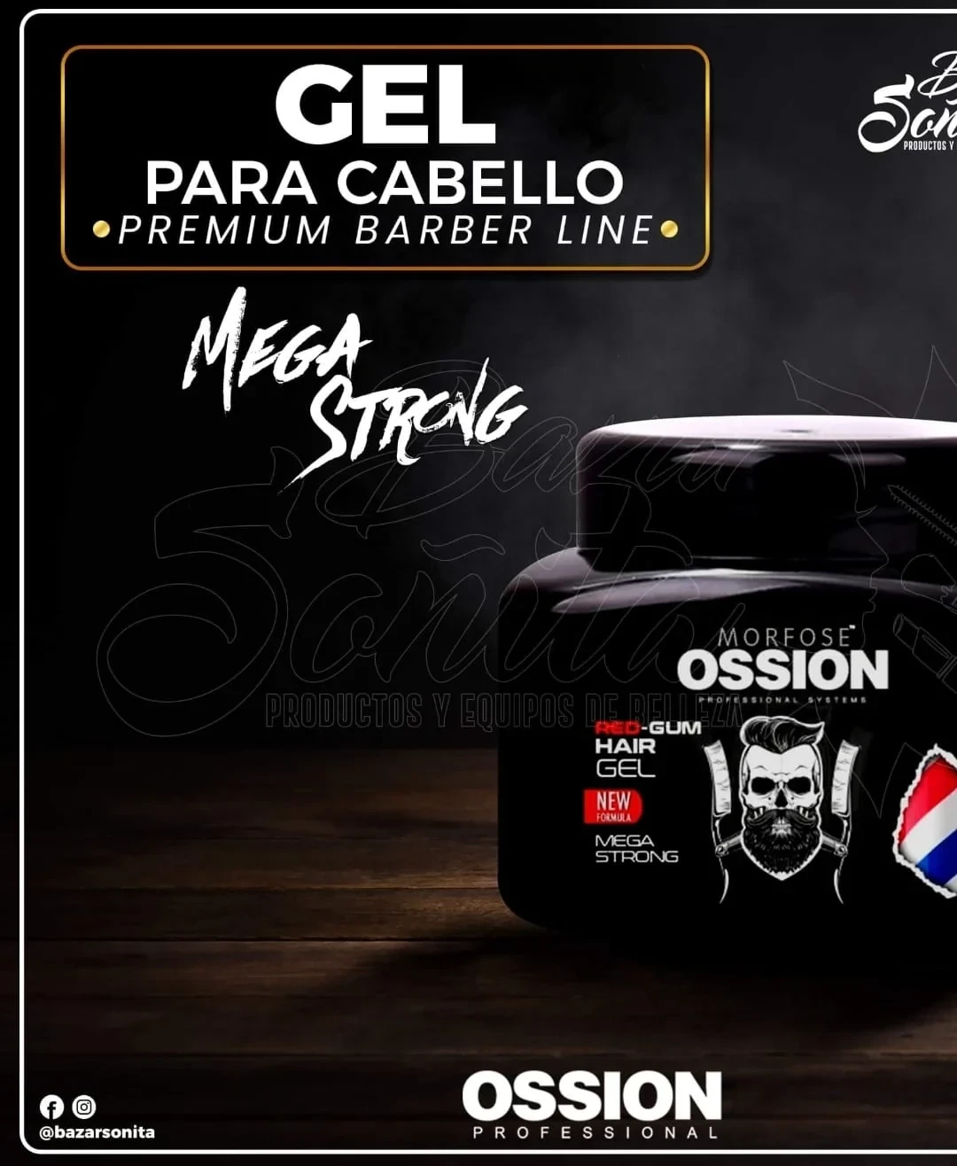 ossion gel cabello x720 ml