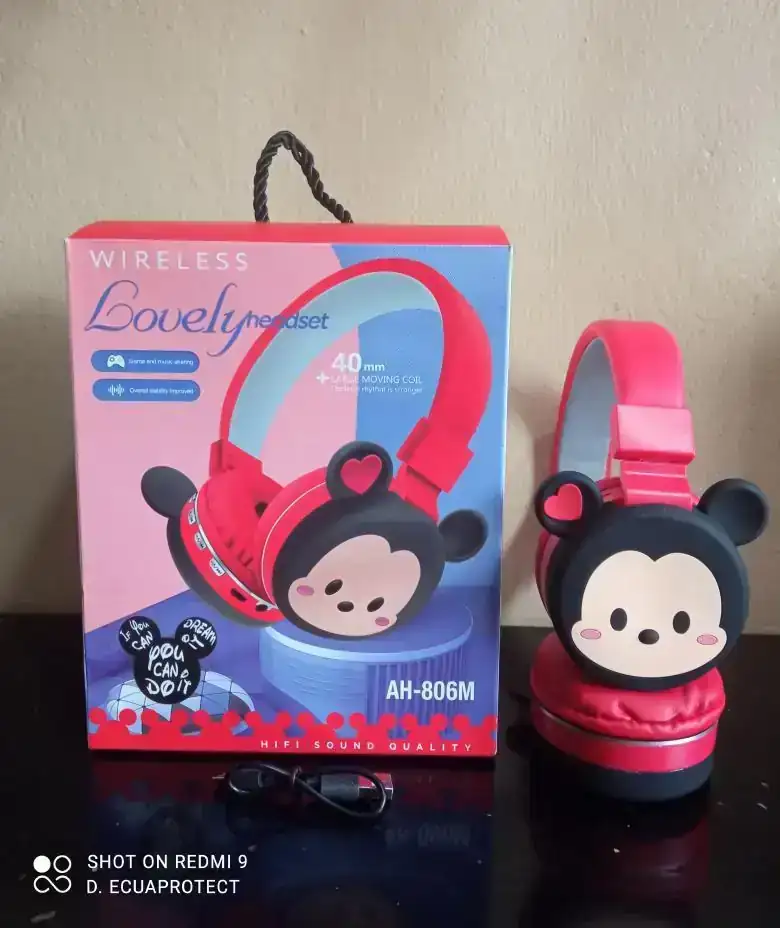 AUDIFONO INALAMBRICO MICKEY BEBE 🐭🎧
