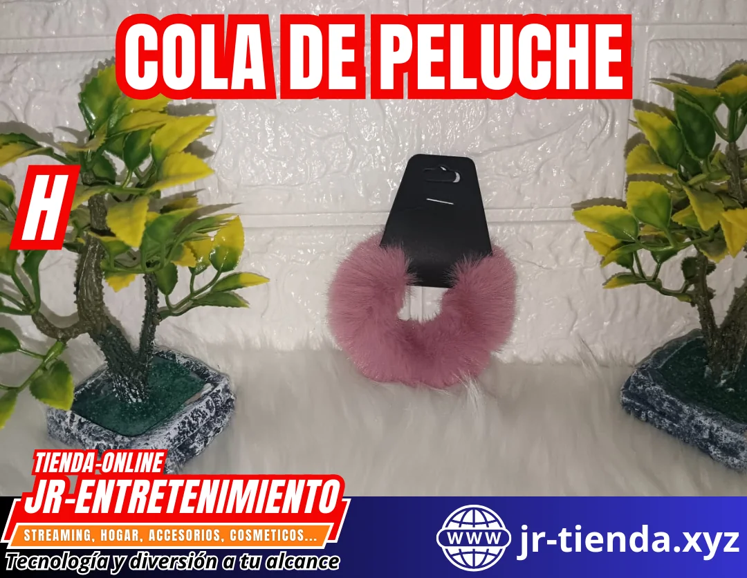 COLA DE PELUCHE DE VARIOS COLORES 3