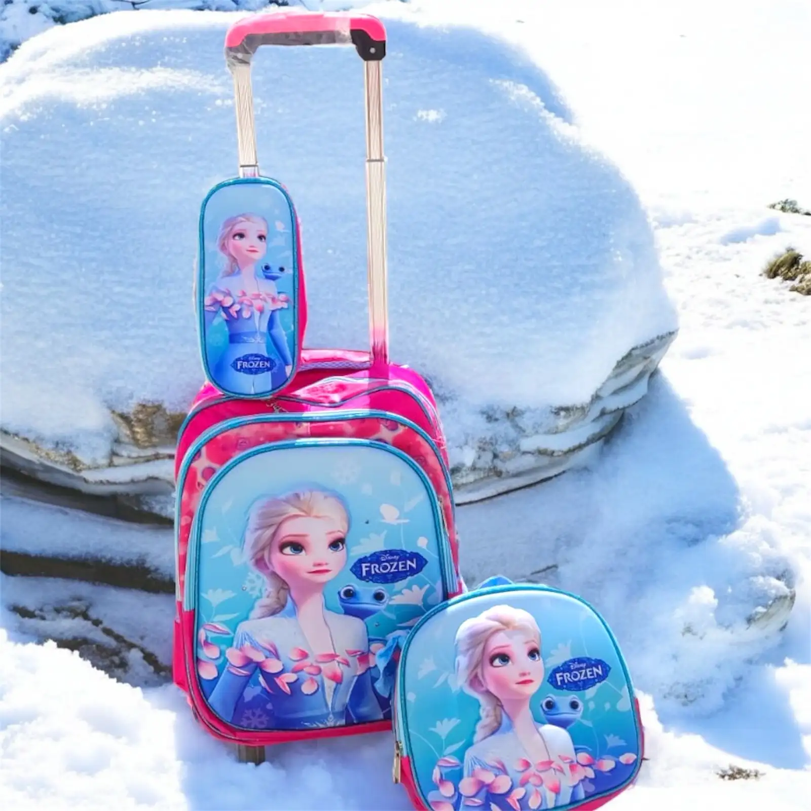 Combo mochila con carrito 2