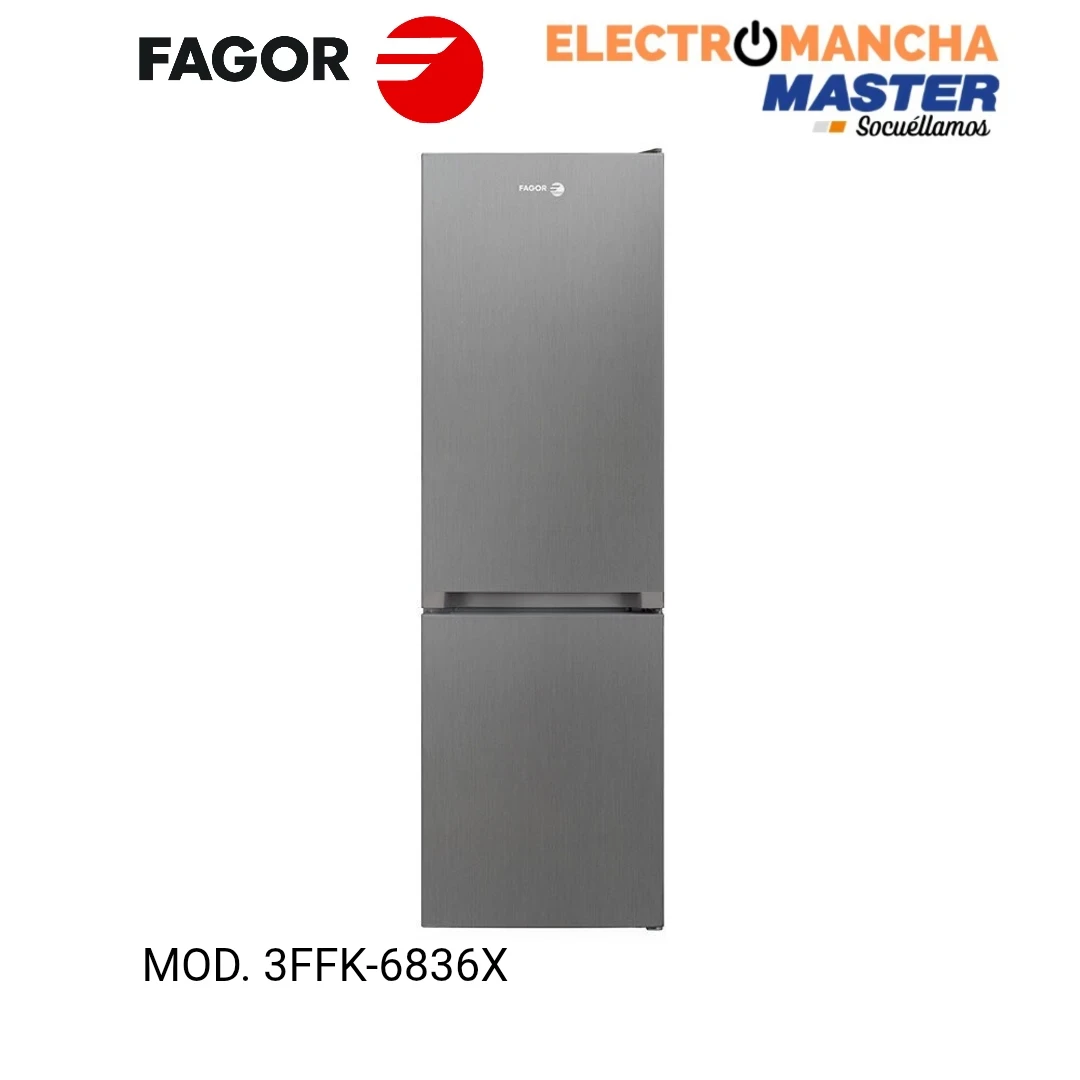 FRIGO COMBI FAGOR 3FFK6836X NO FROST 2,01X60 INOX E