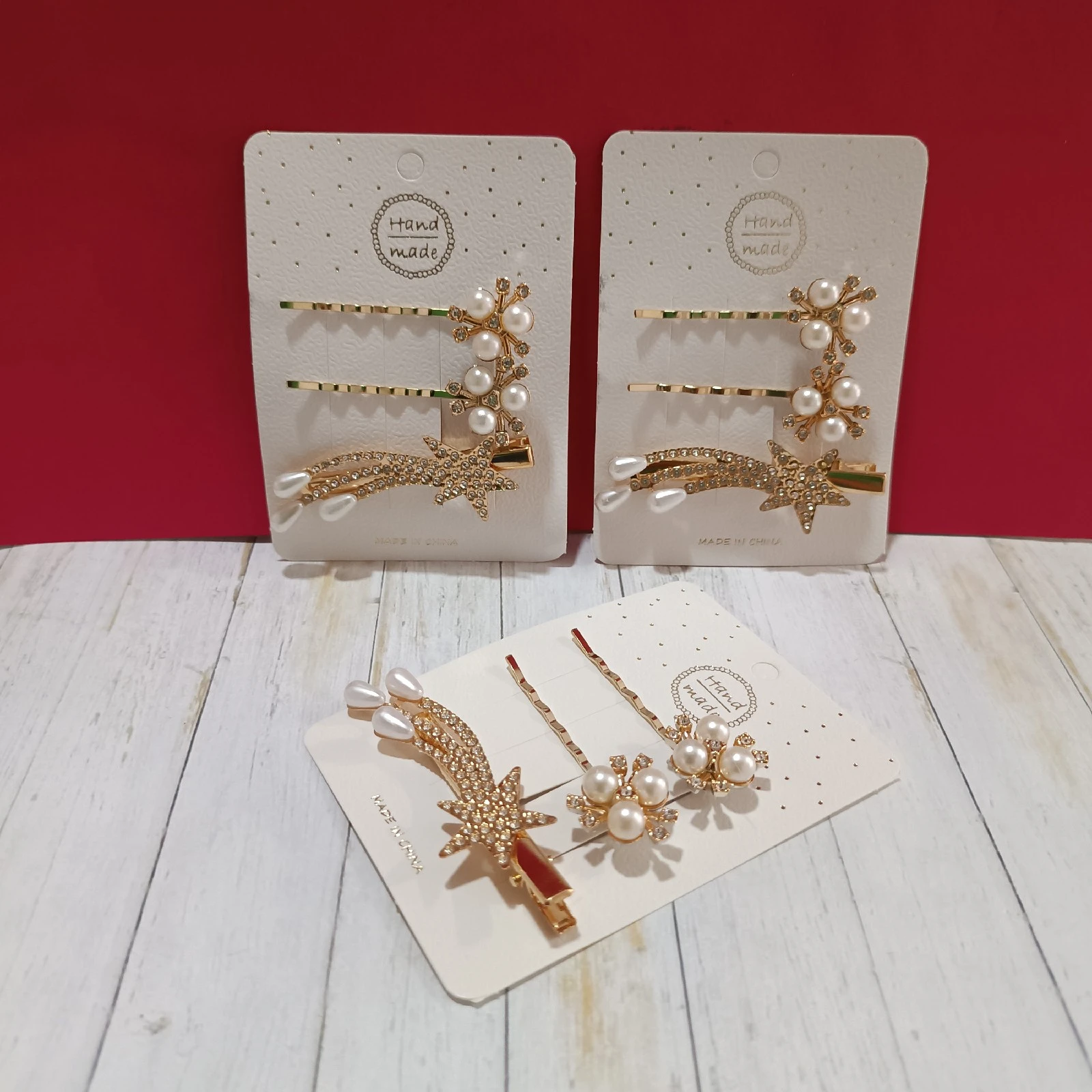 TRIO PINZA METÁLICA ADORNOS