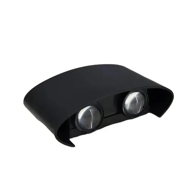 APLIQUE PARED NEGRO DOBLE 4W RGB/MULTICOLOR 2