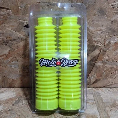 RP Xtz 125 / RP Xtz 150 Fuelles para Barras telescopicas color verde fluorecente FT 3126