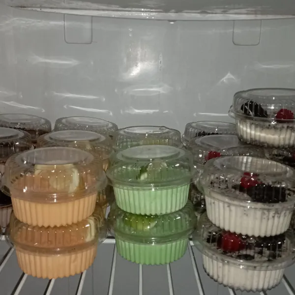 Postres en variedad de colores y sabores