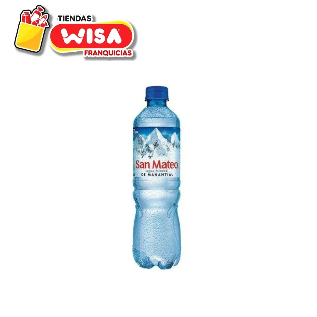 Agua San Mateo Con Gas 600 ML
