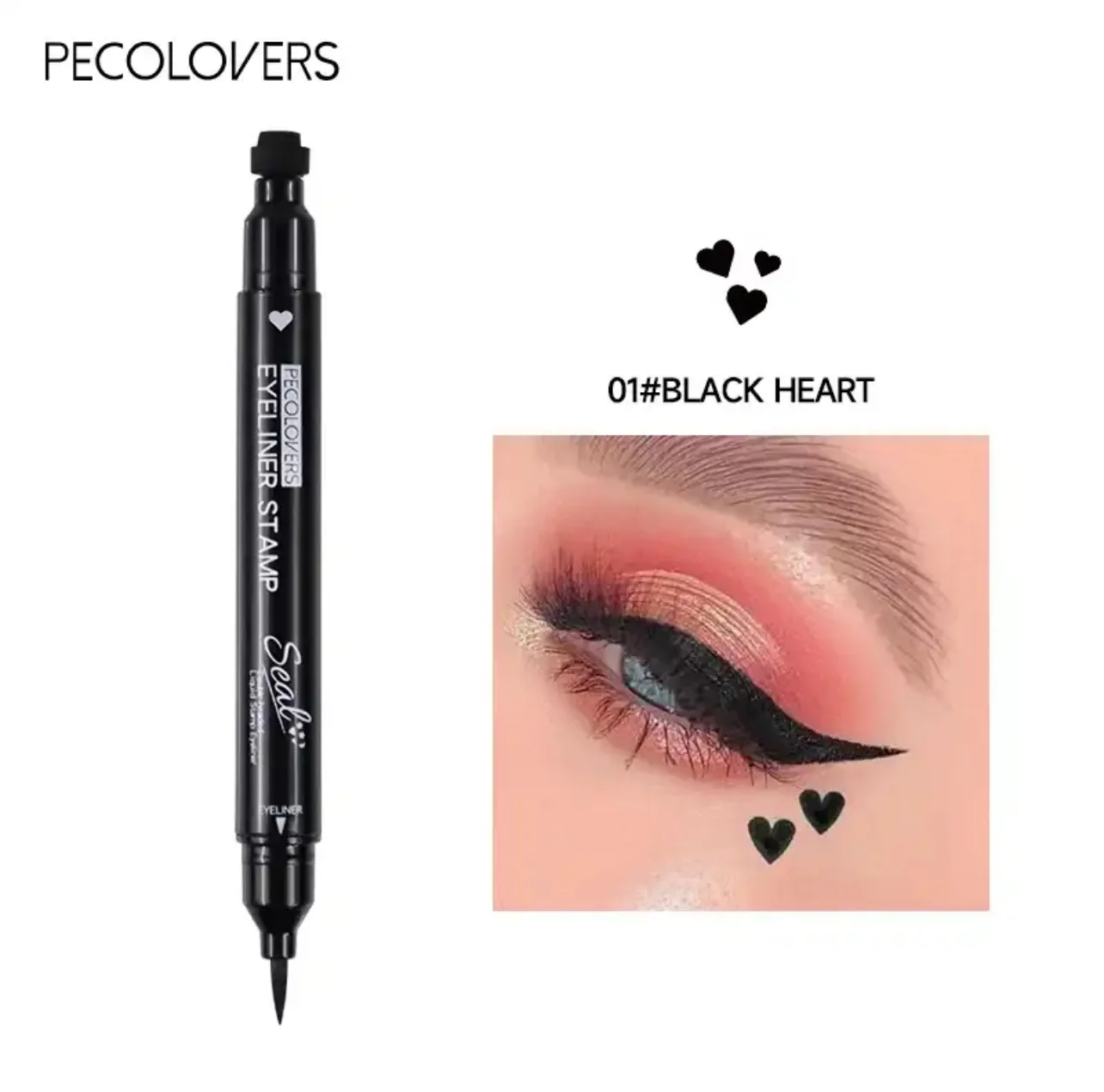 Delineador Negro ESTAMPADOS,  Punta Fieltro ✨ 5