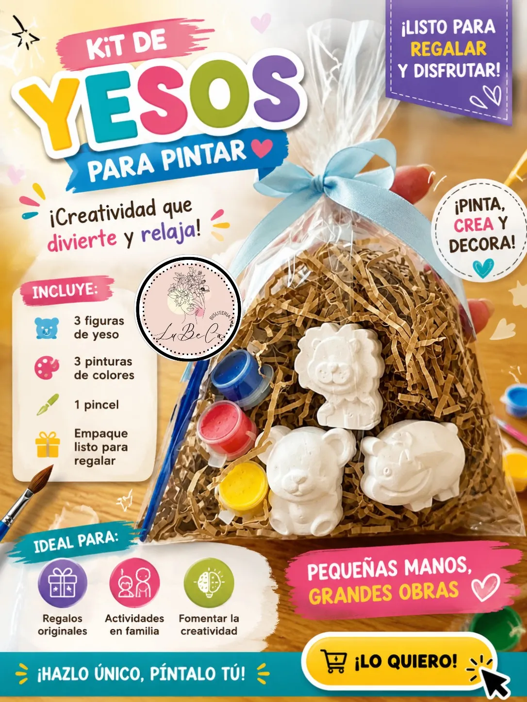 Kit de yesos para pintar