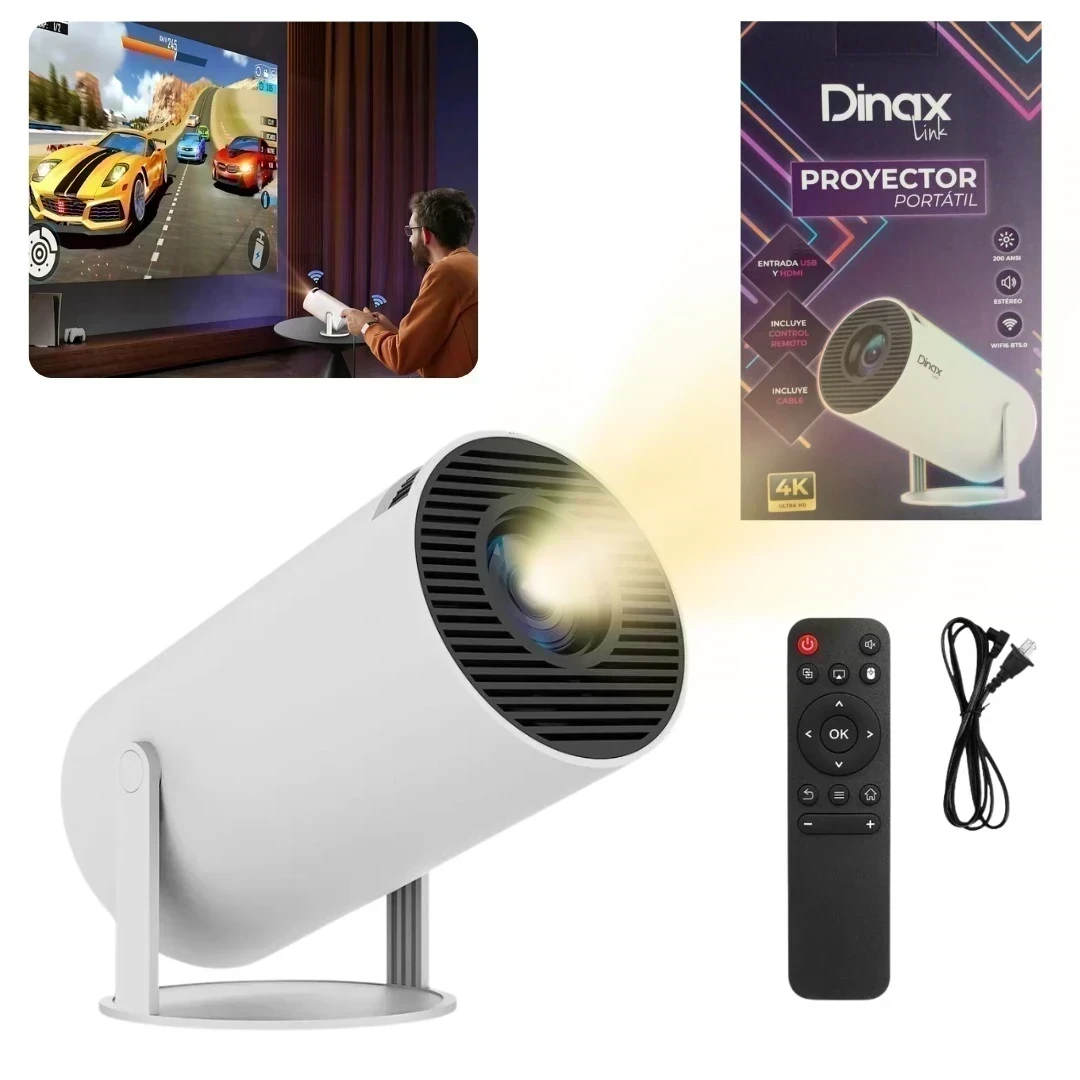 Proyector Portatil Smart DINAX UC400