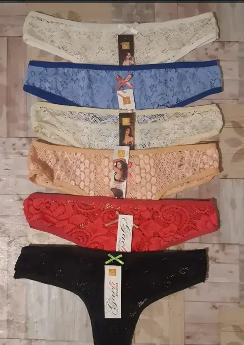 Colales con encaje x12 2400