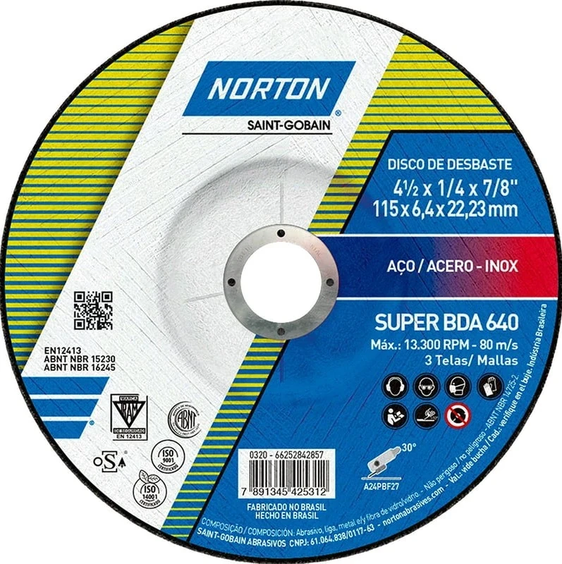 DISCO DESBASTE 4½ NORTON 2