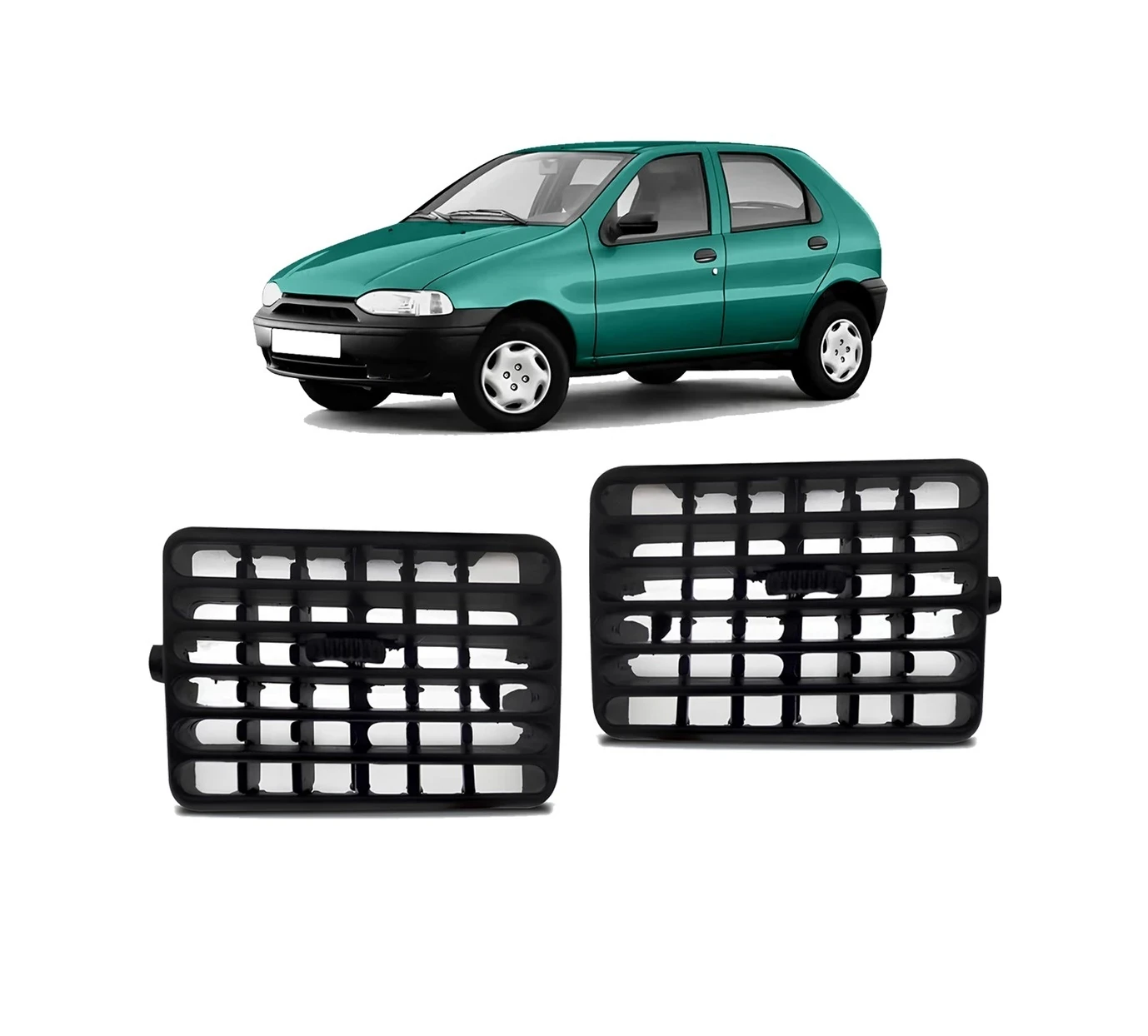 Rejilla Lateral Fiat Palio / Siena / Strada 1996-2012 AP1515 - AP1516