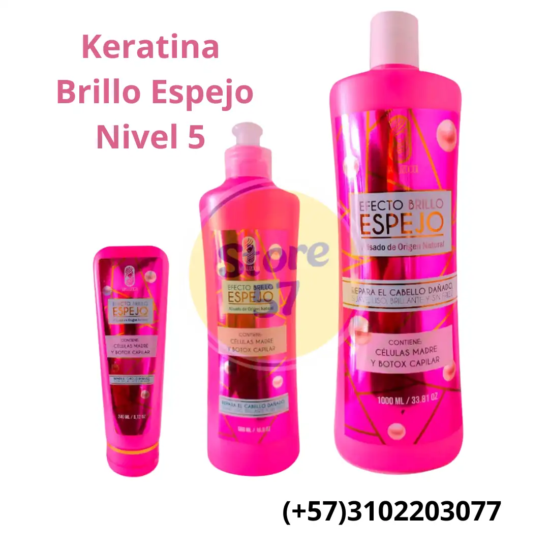 Keratina Brillo Espejo x 240 Ml