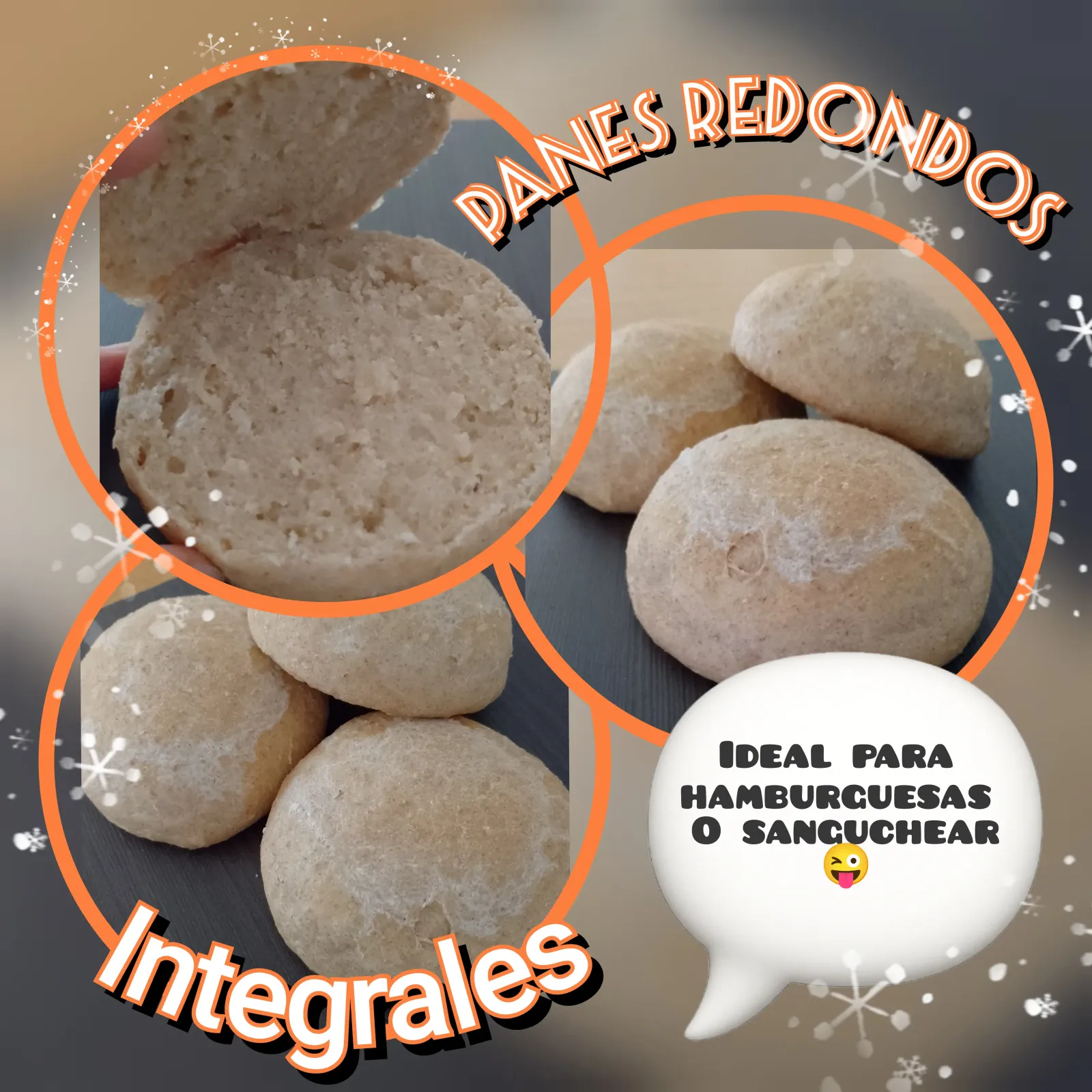 Panes para hamburguesas x 2 u