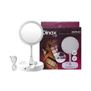 Espejo doble cara DINAX De Maquillaje Plegable