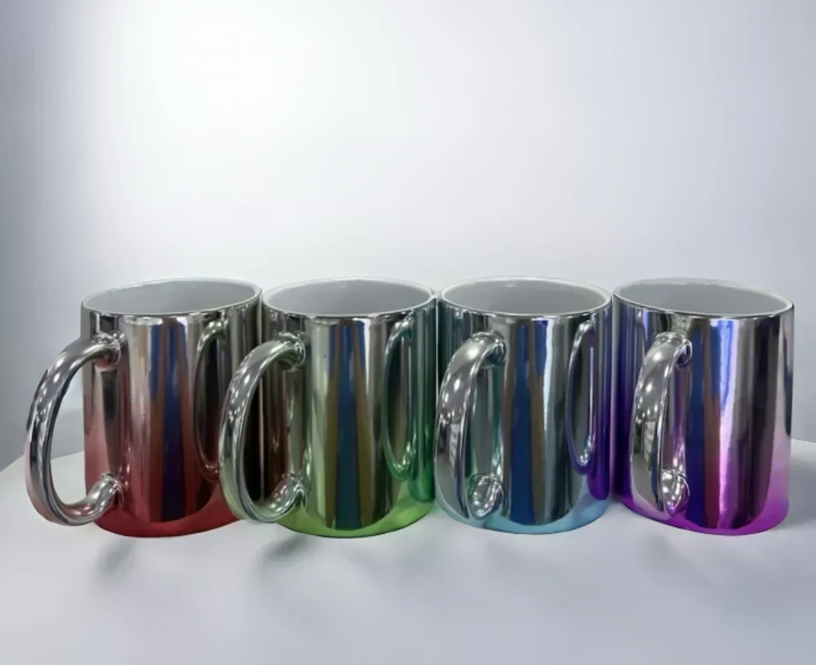 Mug Metalizado Bicolor 11 Oz