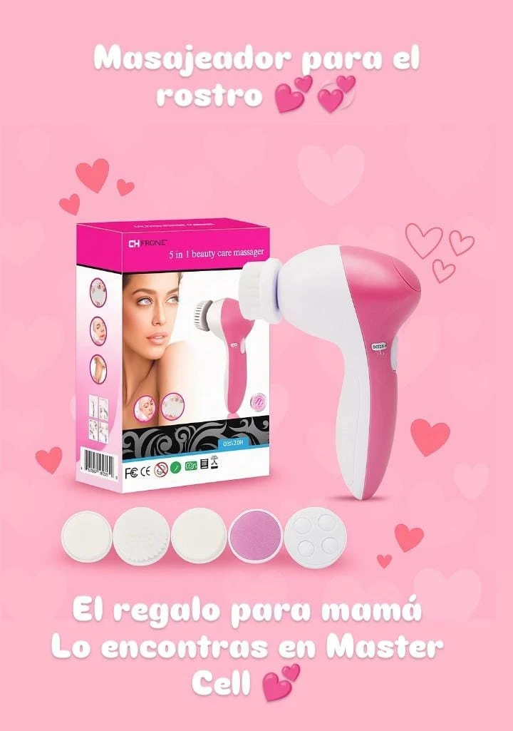 Cepillo fasial 5 funciones