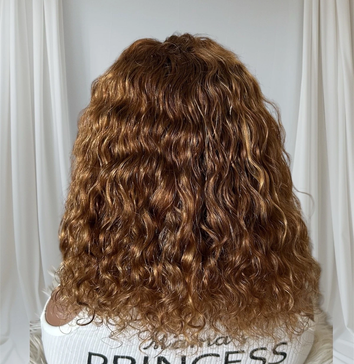 peluca rizada cabello humano 12 pulgadas, frontal lace 4x4 glueless  4