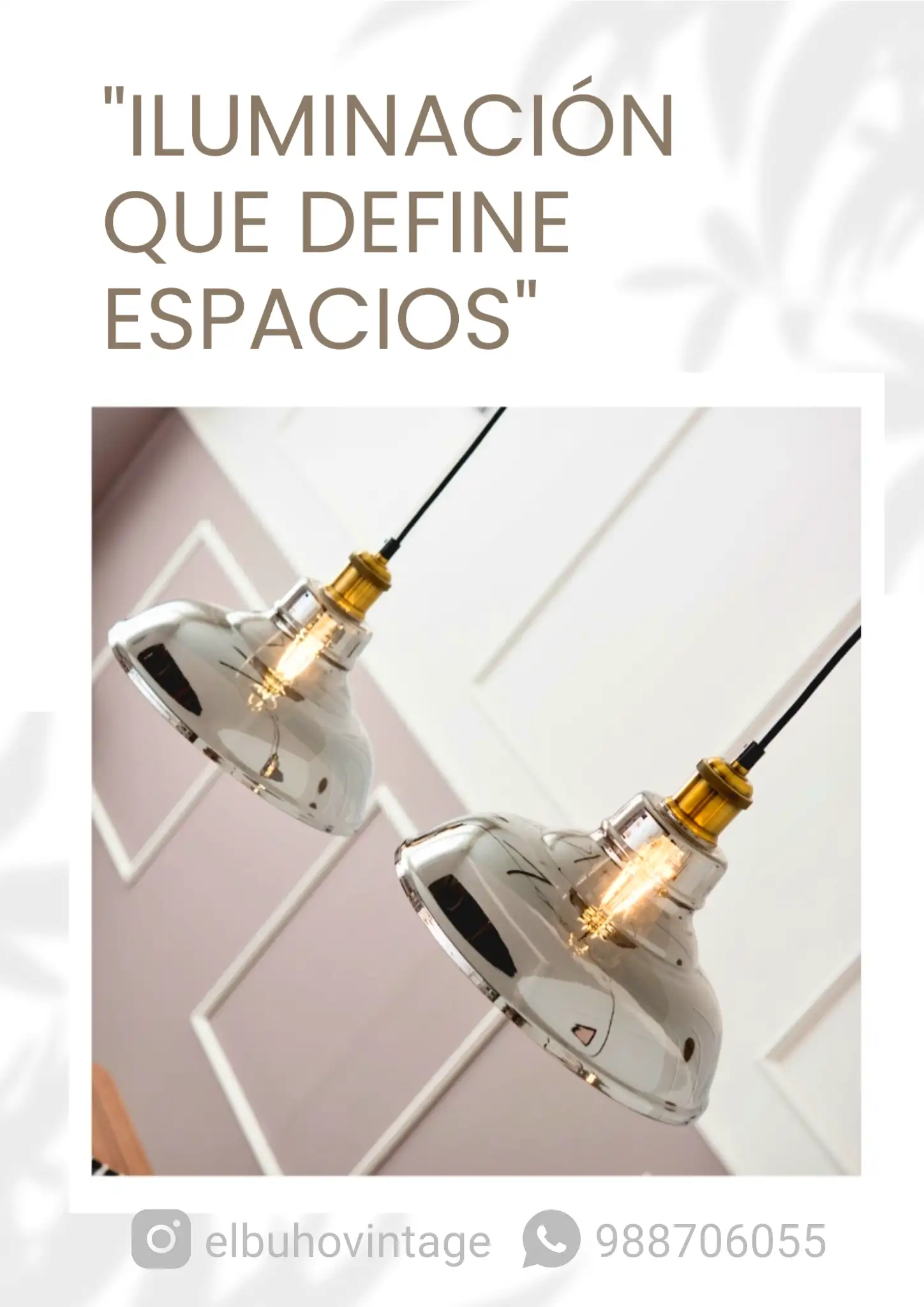 Lampara Colgante Gris 2