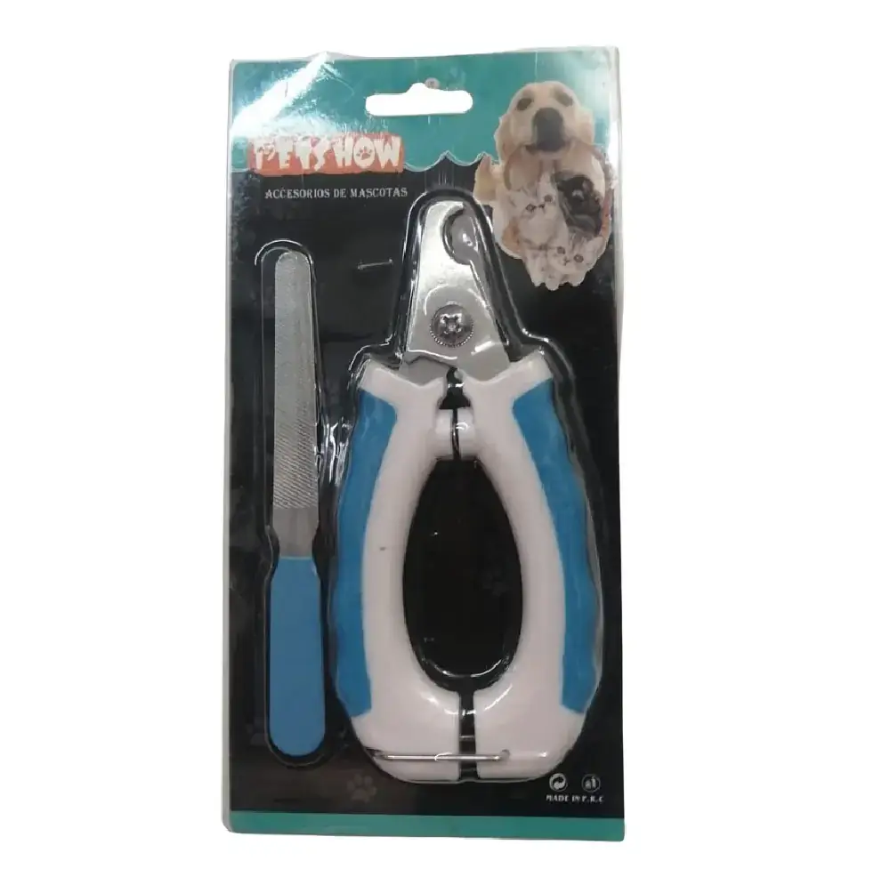 Kit Corta Uñas más Lima Celeste Talla M