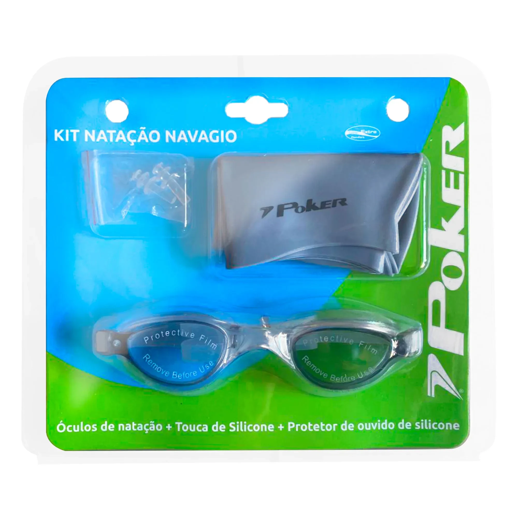 KIT NATAÇÃO POKER ADULTO/INFANTIL