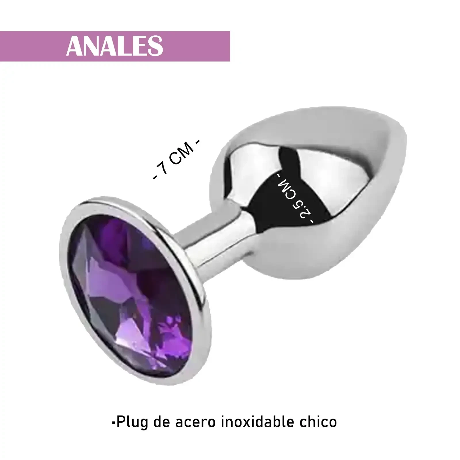 Plug anal de acero
