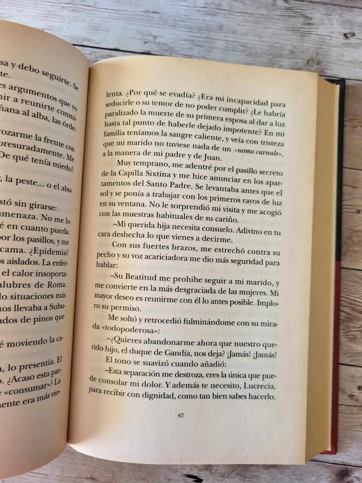 Lucrecia Borgia la hija del papa / Ganeviève Chauvel / Novela historica  3