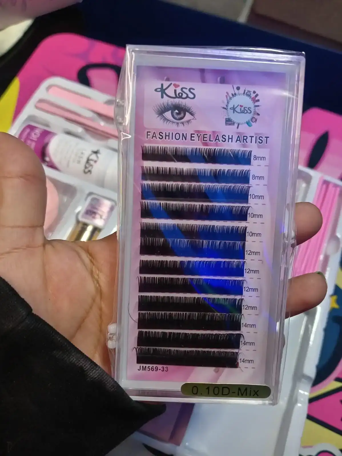 Kit basico de extencion de pestañas pelo a pelo 3