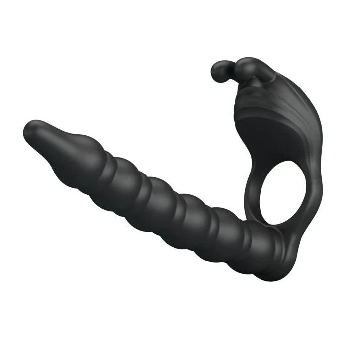 Anillo con dilatador anal y vibrador 4