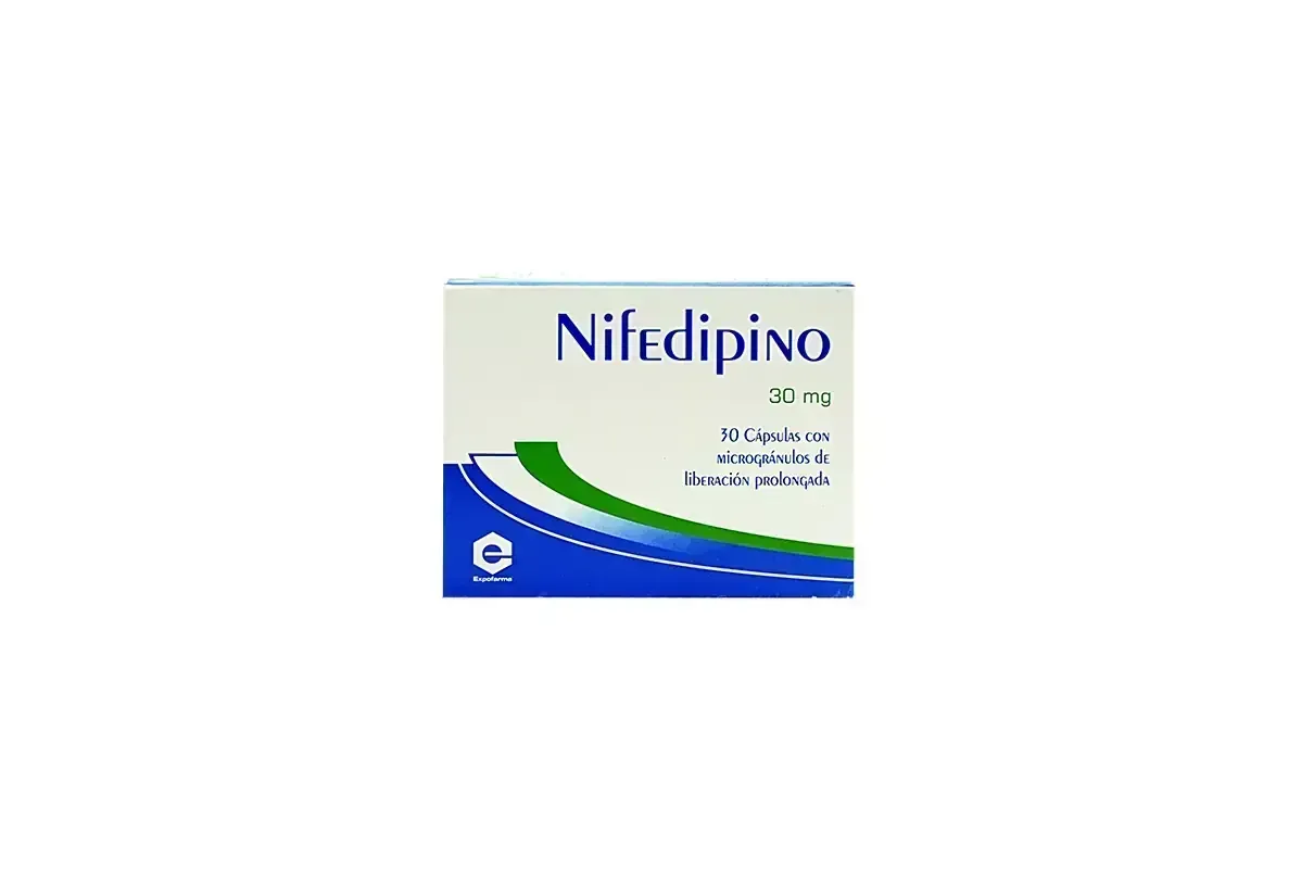 NIFEDIPINO 30 MG X 30 CAPS EXPO