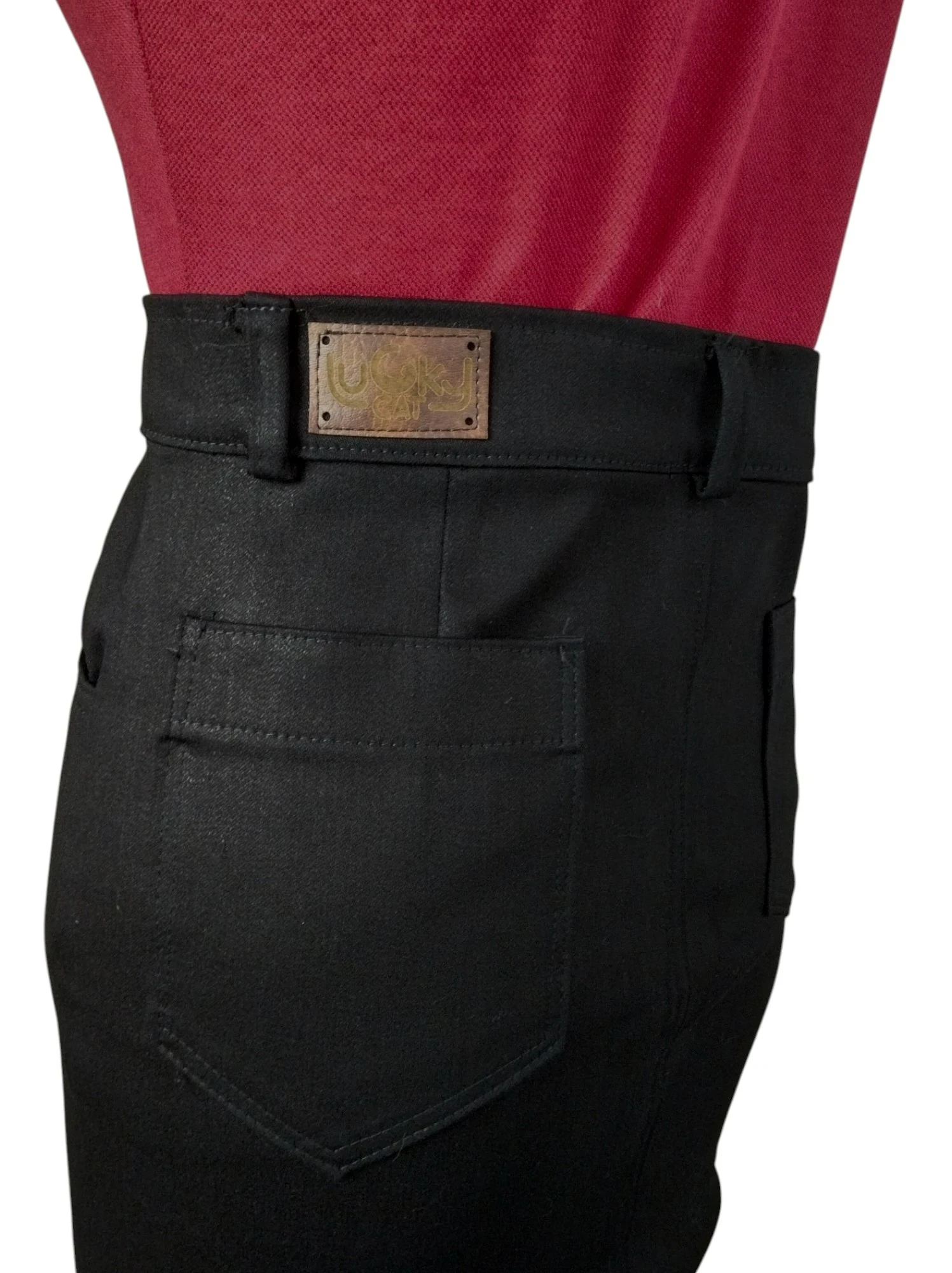 Falda negra jean L 3