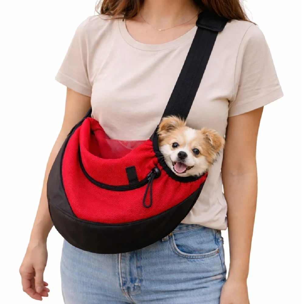 Bolso cruzado rojo talla M