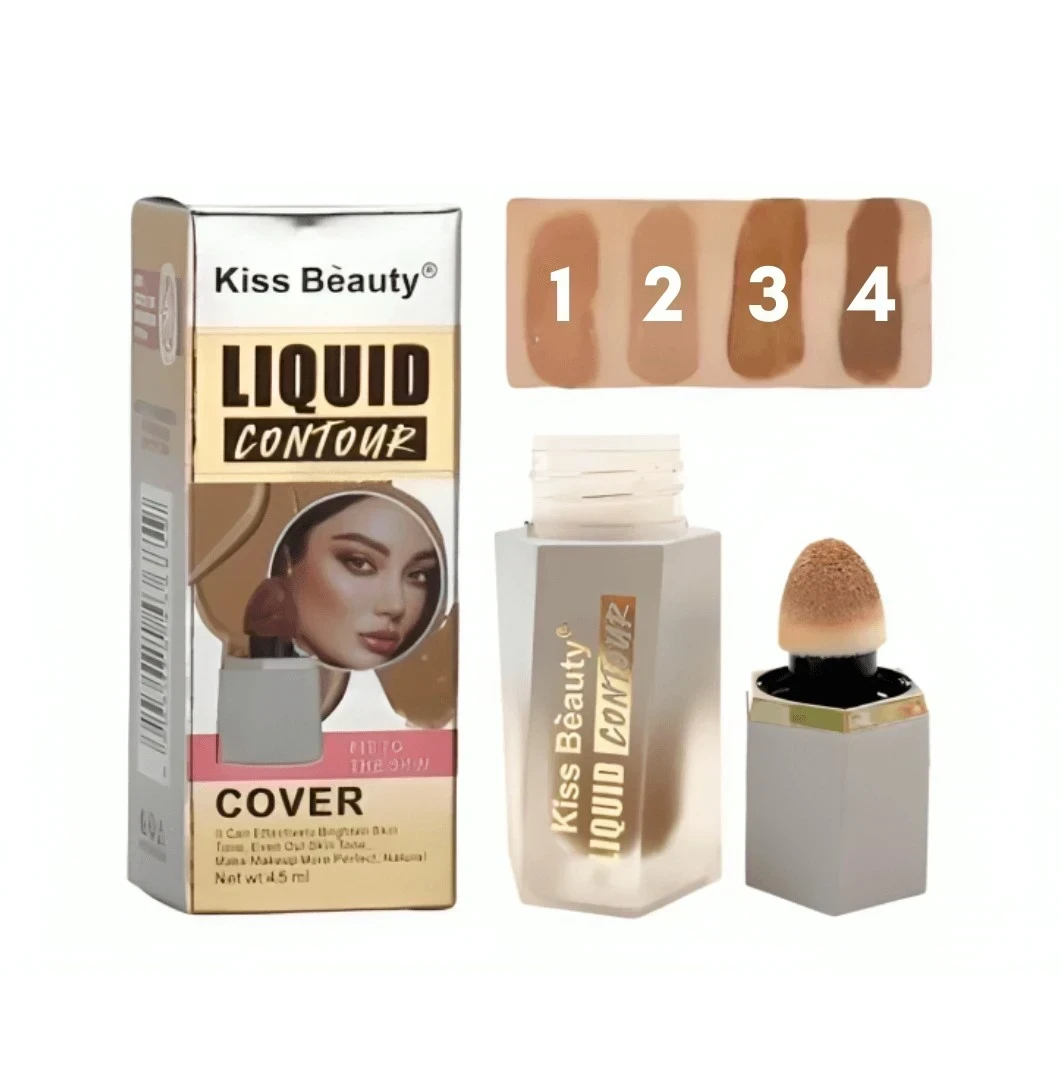 Kiss Beauty – Contorneador líquido Fit to the skin cover 2