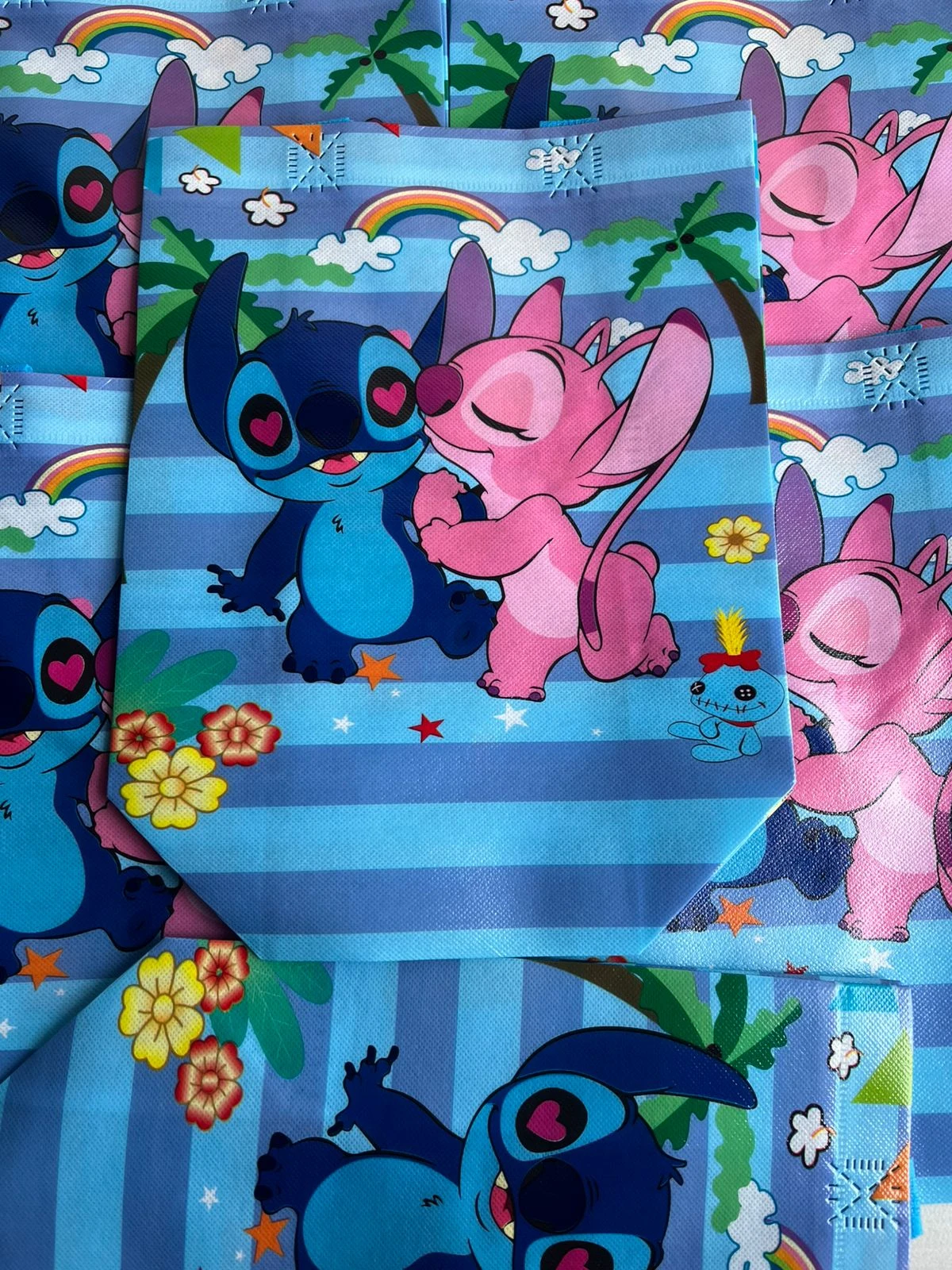 PAQUETE DE BOLSA ECOLOGICA STITCH
