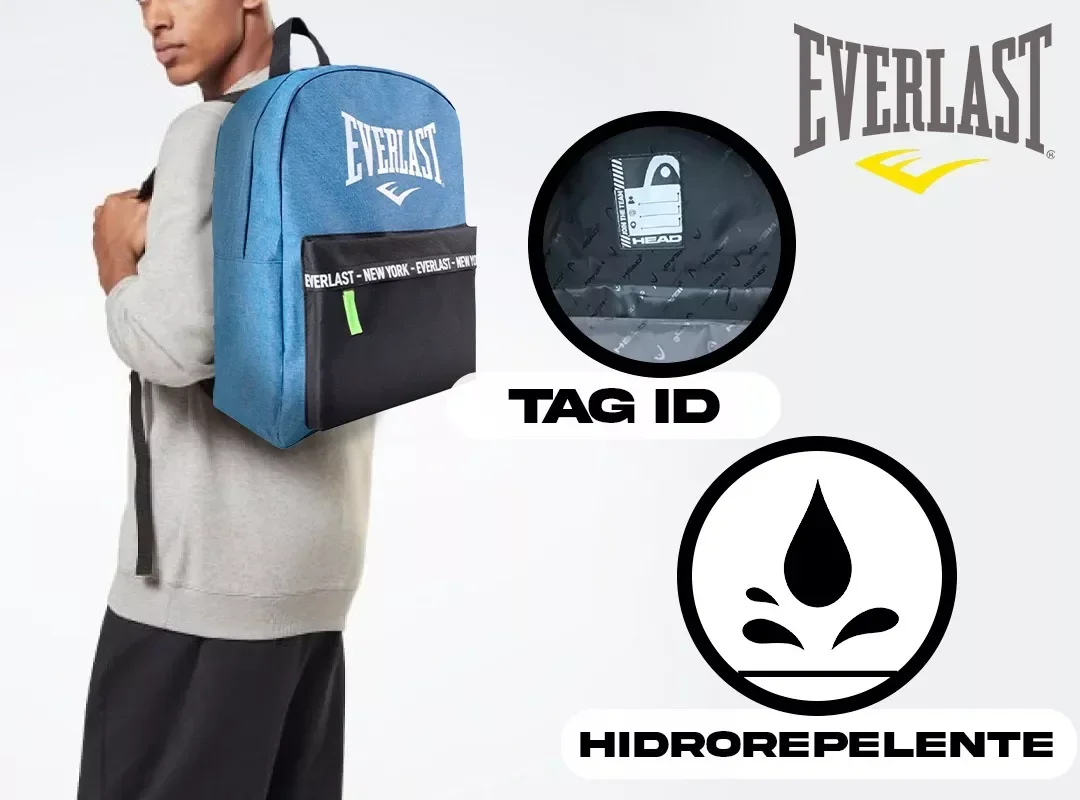 MOCHILA EVERLAST AZUL NEW YORK  3