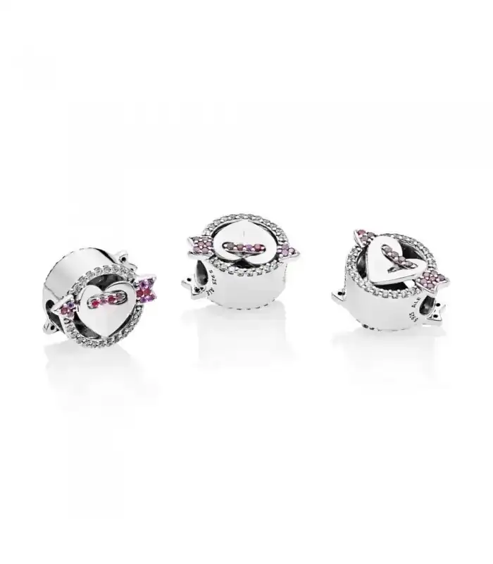 Charm Flecha y Corazón Brillante  2