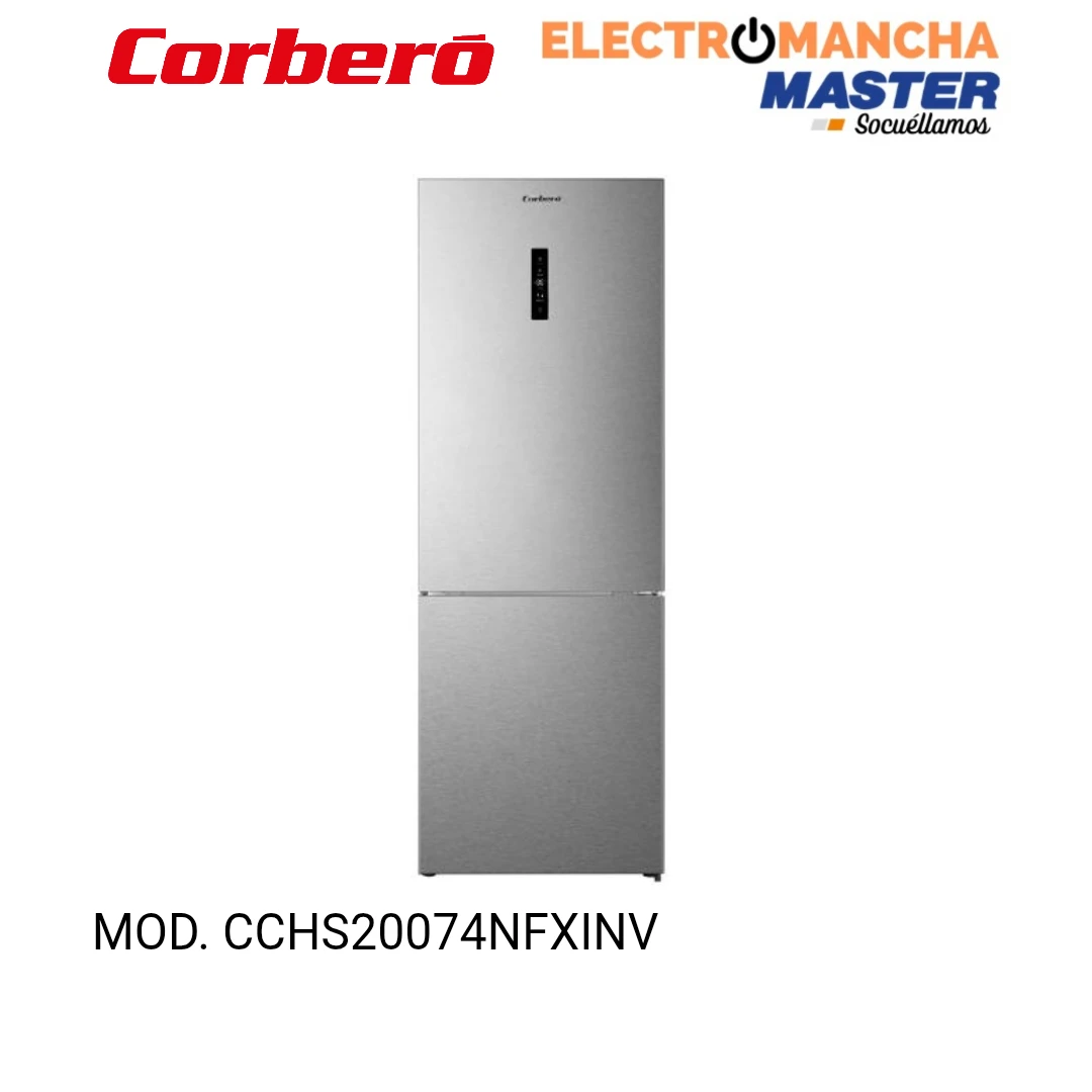 FRIGO COMBI CORBERO CCHS20074NFXINV 2,00*70 INOX CLASE E