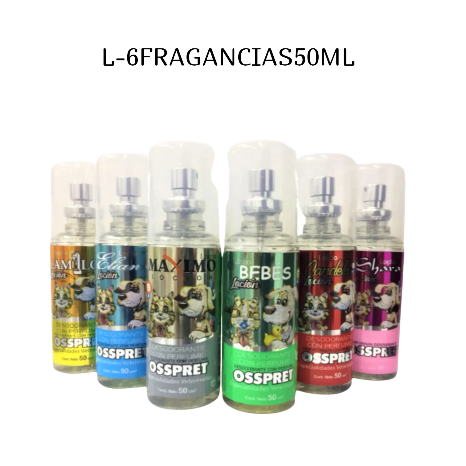 Locion 6 Fragancias 50ml
