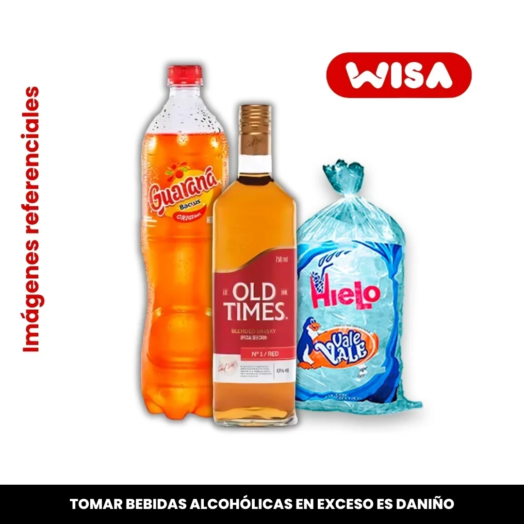 Combo Whisky Old Times Red 750 ML