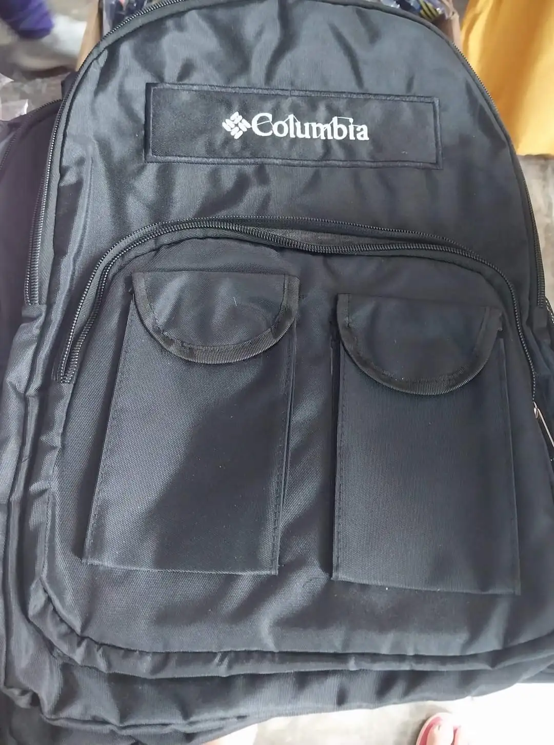 Mochila Grande Negra Unisex  2