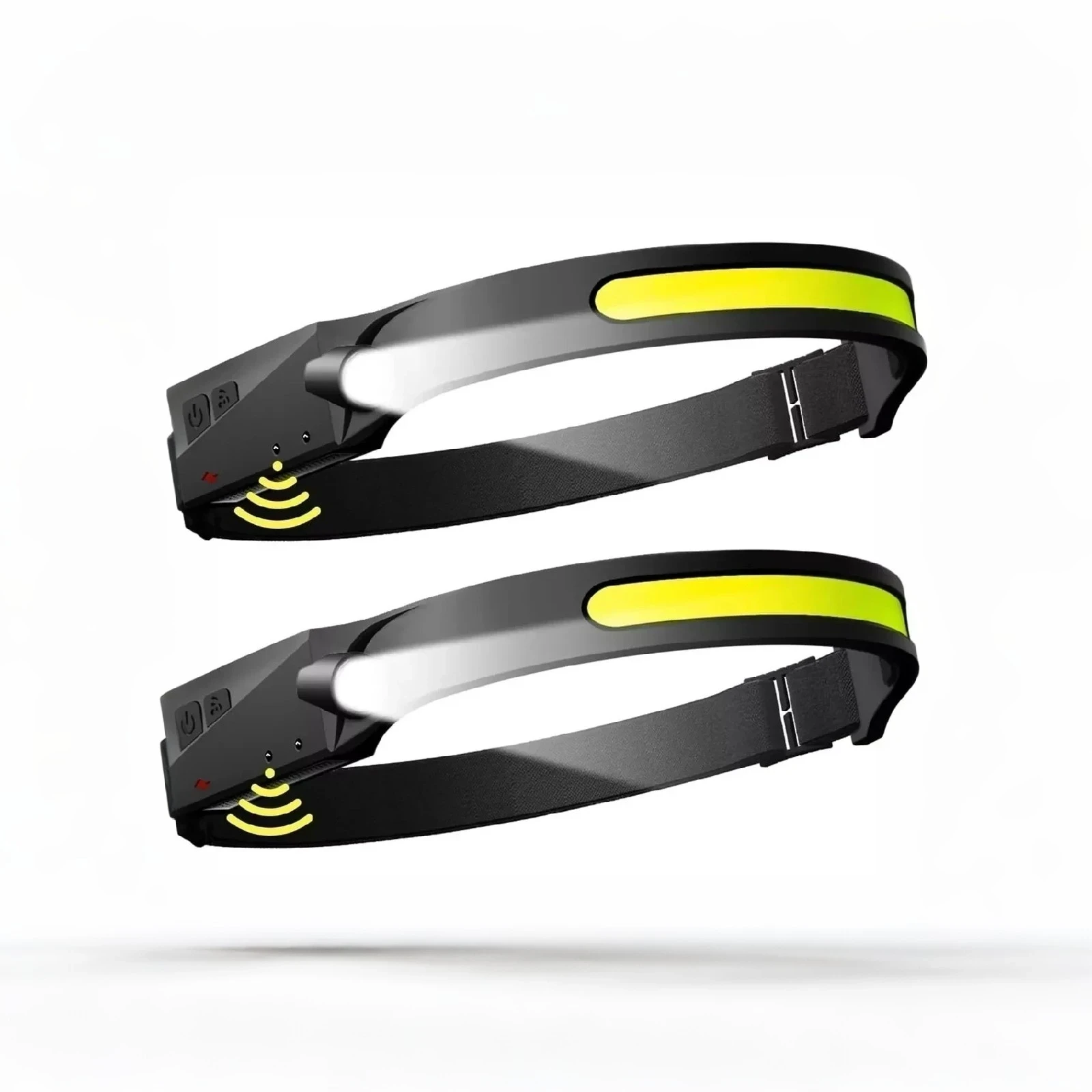 Linterna Led Pack X2 Frontal De Cintillo Cabeza Recargable