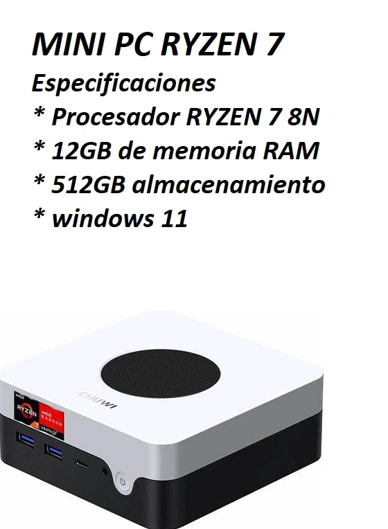 Computadora RYZEN 7 2